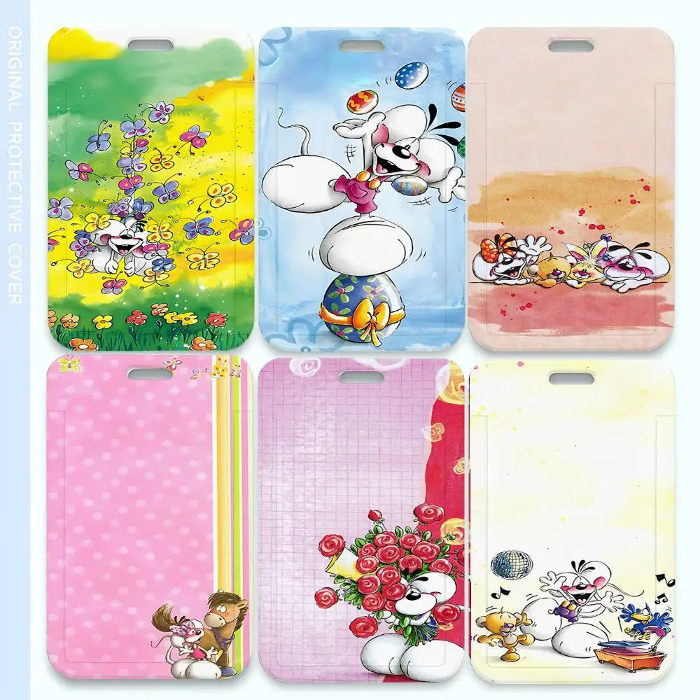 Модный роскошный держатель для ID-карт с мультяшным дизайном D-Diddl Mouse, подарок для мужчин и женщин, для повседневного использования.
Модный роскошный держатель для ID-карт с мультяшным дизайном D-Diddl Mouse, подарок для мужчин и женщин, для повседневного использования.