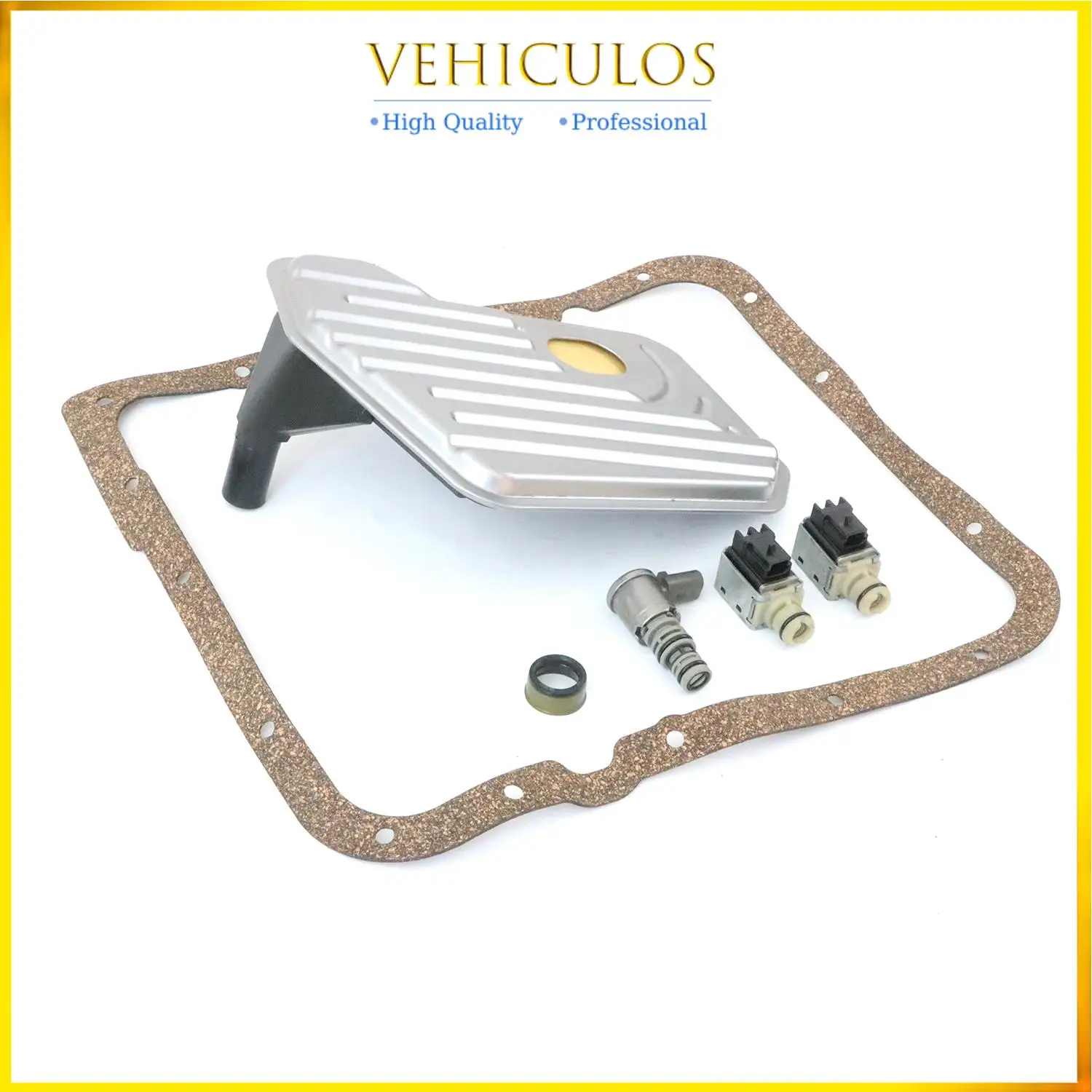 24230298 10478120 4T65E 4L60E Transmission Solenoid Valve - With TCC & PWM Downshift Shift A&B Solenoid Filter Kit For 93-97 GM
24230298 10478120 4T65E 4L60E Transmission Solenoid Valve - With TCC & PWM Downshift Shift A&B Solenoid Filter Kit For 93-97 GM