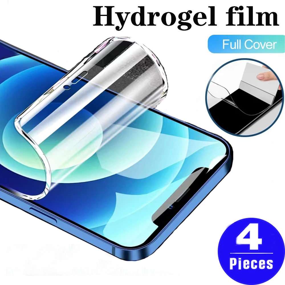4 шт., Гидрогелевая Защитная пленка для iPhone 11 12 13 14 Pro XS Max mini XR X 7 8 Plus SE
4 шт., Гидрогелевая Защитная пленка для iPhone 11 12 13 14 Pro XS Max mini XR X 7 8 Plus SE