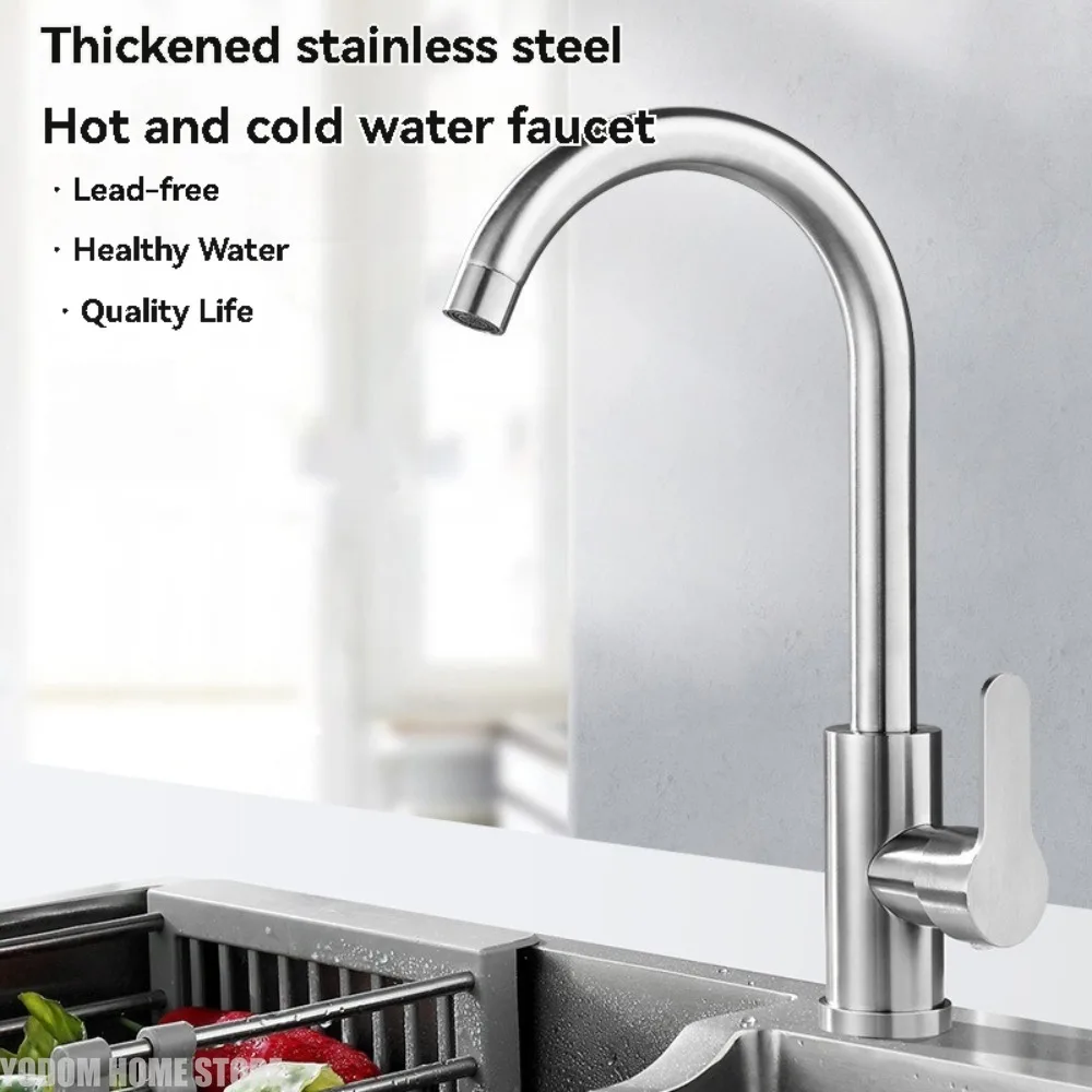 304 Stainless Steel Bathroom Basin Faucet Hot and Cold Wash Mixer Faucet 360 Rotating Sink Bathroom
304 Stainless Steel Bathroom Basin Faucet Hot and Cold Wash Mixer Faucet 360 Rotating Sink Bathroom