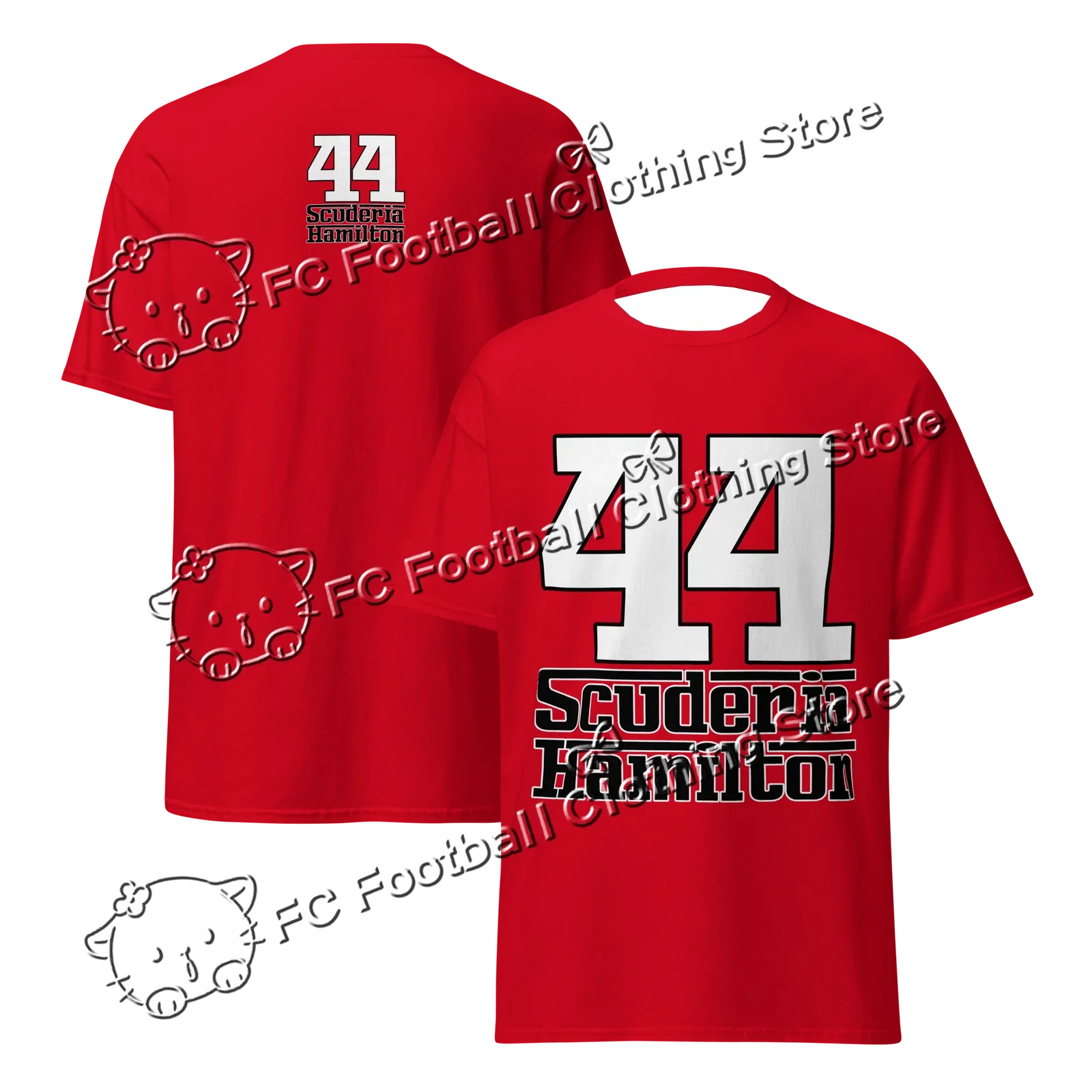 Lewis Hamilton Scuderia 44 Racing T-Shirt - 4 Colors - Unisex Quick Dry Breathable Comfort Short Sleeve T-Shirt Racing Fan Gear
Lewis Hamilton Scuderia 44 Racing T-Shirt - 4 Colors - Unisex Quick Dry Breathable Comfort Short Sleeve T-Shirt Racing Fan Gear