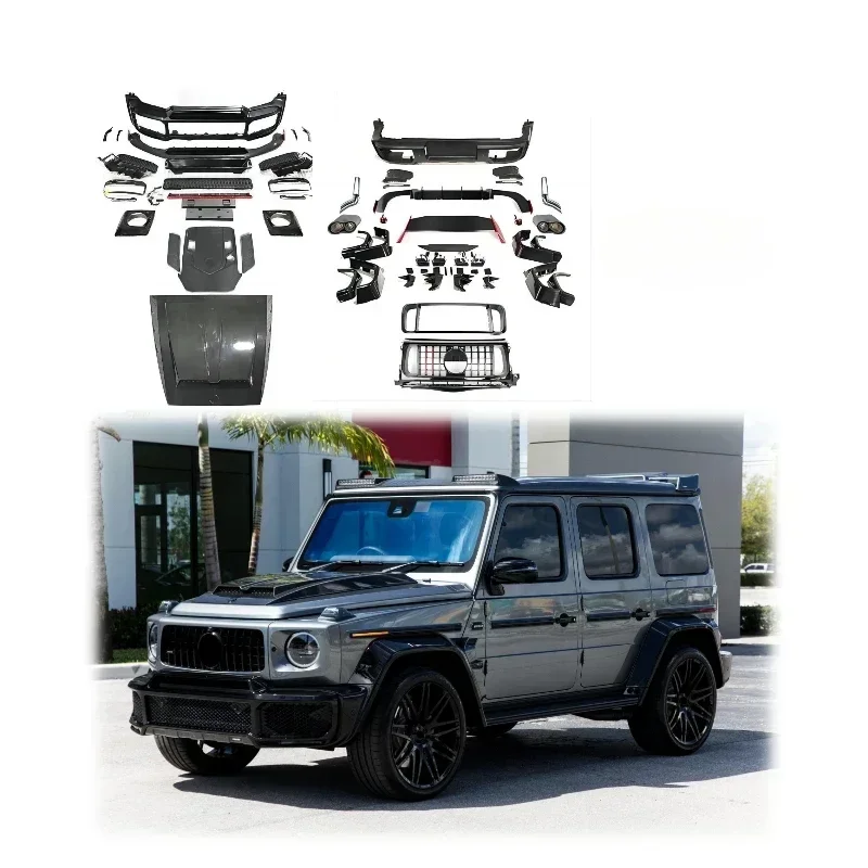 New Arrived Body Kit For Mercedes-Benz G-Class G500 G550 W463 2000-2018 Change to W464 2019+ to Brabus
New Arrived Body Kit For Mercedes-Benz G-Class G500 G550 W463 2000-2018 Change to W464 2019+ to Brabus