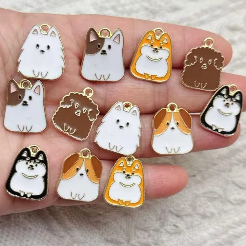 10pcs Cartoon Animals Decorations Cute Puppy Alloy Pendant Anime DIY Creative Fashion Jewelry Accessories Gift
10pcs Cartoon Animals Decorations Cute Puppy Alloy Pendant Anime DIY Creative Fashion Jewelry Accessories Gift