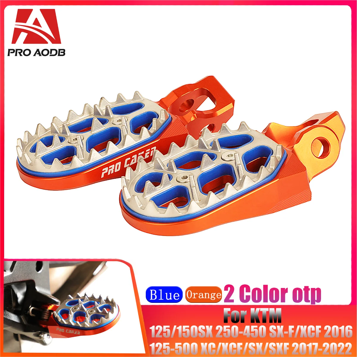 Motorcycle Foot Pegs FootRest For KTM EXC EXC-F SX SX-F125 150 200 250 300 350 450 500 For Husqvarna TC FC TE FE TX FX 2016-2023
Motorcycle Foot Pegs FootRest For KTM EXC EXC-F SX SX-F125 150 200 250 300 350 450 500 For Husqvarna TC FC TE FE TX FX 2016-2023