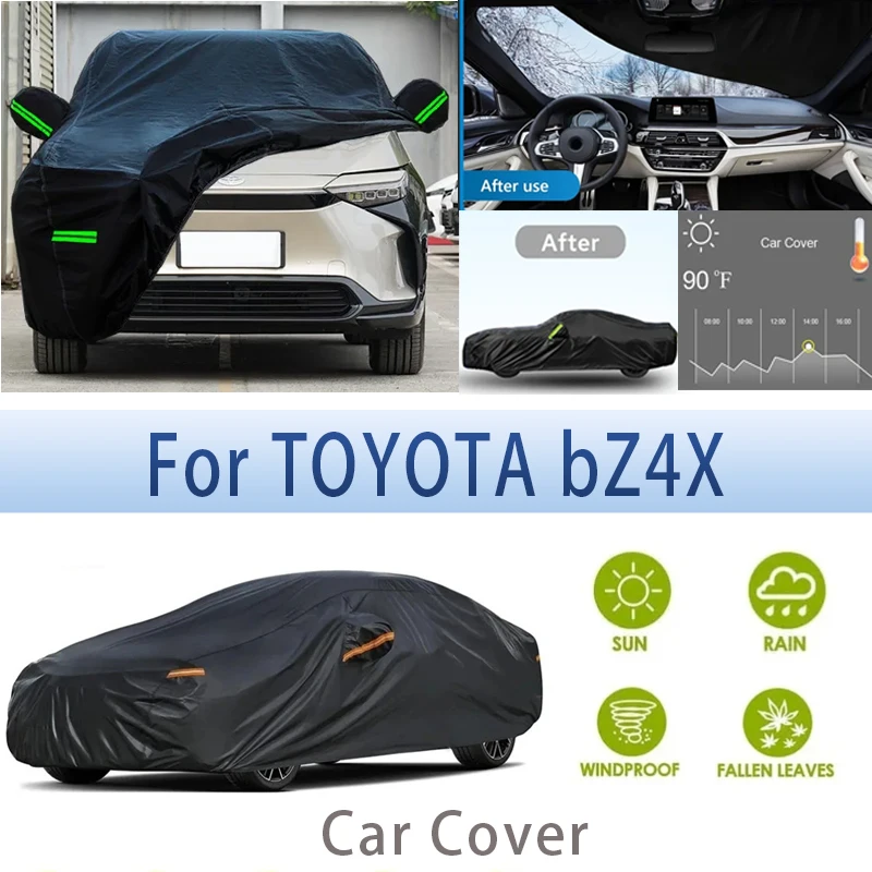For TOYOTA bZ4X Outdoor Protection Full Car Covers Snow Cover Sunshade Waterproof Dustproof Exterior Car accessories
For TOYOTA bZ4X Outdoor Protection Full Car Covers Snow Cover Sunshade Waterproof Dustproof Exterior Car accessories