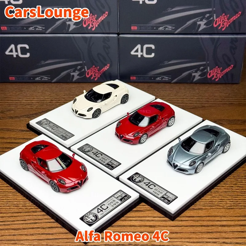 CarsLounge × Motor Gallery 1:64 Alfa Romeo 4C Cast-Plastic Resin Car Model, Boys' Gift Toy, Adult Collection Decoration Item.
CarsLounge × Motor Gallery 1:64 Alfa Romeo 4C Cast-Plastic Resin Car Model, Boys' Gift Toy, Adult Collection Decoration Item.