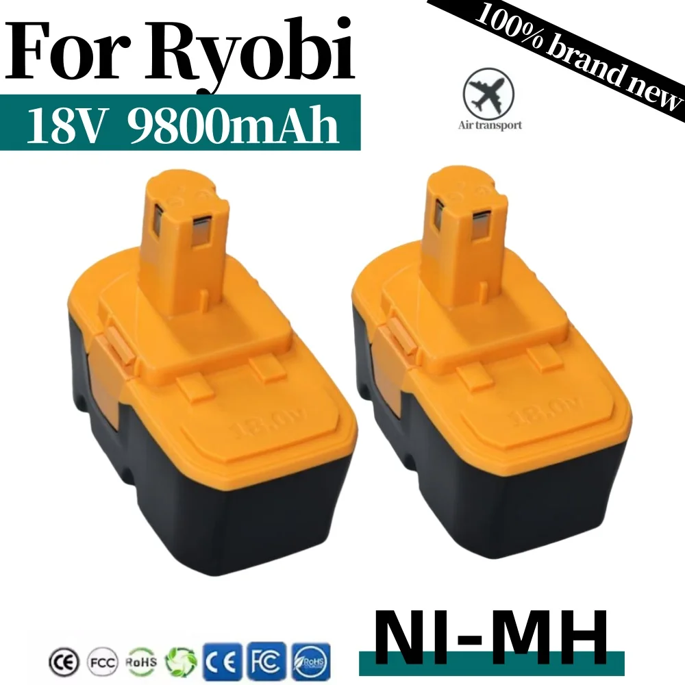 P100 P101 for Ryobi 18V 9800mAh Replacement Battery Compatible ABP1801 ABP1803 BPP1820 Cordless Power Tools
P100 P101 for Ryobi 18V 9800mAh Replacement Battery Compatible ABP1801 ABP1803 BPP1820 Cordless Power Tools