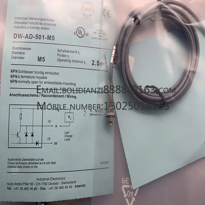 DW-AD-501-M5 DW-AD-621-M12-120 DW-AD-622-M12-120 DW-AS-603-M12-122 DW-AD-623-M18-678 Brand new original proximity switch sensor
DW-AD-501-M5 DW-AD-621-M12-120 DW-AD-622-M12-120 DW-AS-603-M12-122 DW-AD-623-M18-678 Brand new original proximity switch sensor