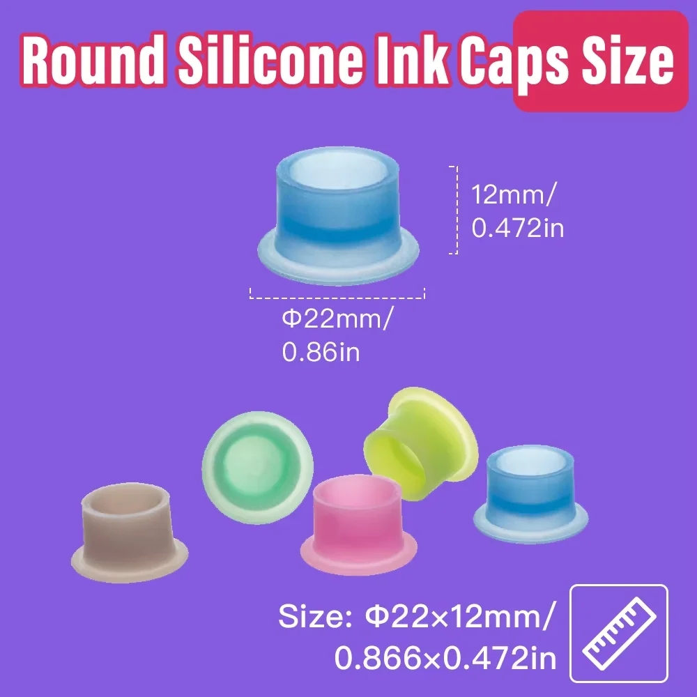 100pcs Silicone Tattoo Ink Cups with Suction Base U-Shaped Gathering Bottom Disposable Pigment Holders for Tattoo Artists
100pcs Silicone Tattoo Ink Cups with Suction Base U-Shaped Gathering Bottom Disposable Pigment Holders for Tattoo Artists