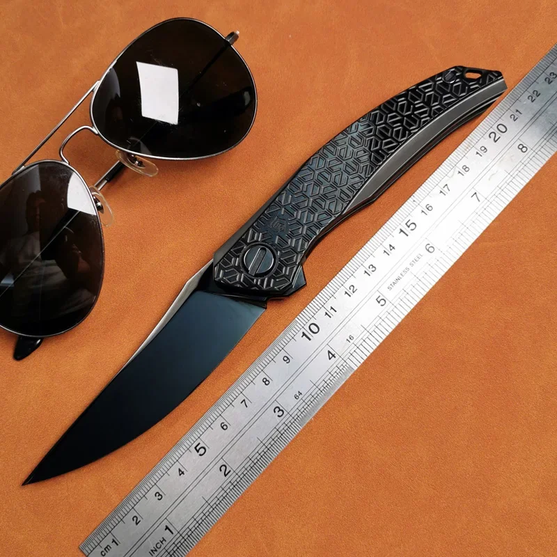 Quantum II Full Mirror DLC Премиум Складной нож EDC высокой твердости M390 Стальное лезвие Титановая ручка Зеркальная отделка DLC Покрытие
Quantum II Full Mirror DLC Премиум Складной нож EDC высокой твердости M390 Стальное лезвие Титановая ручка Зеркальная отделка DLC Покрытие