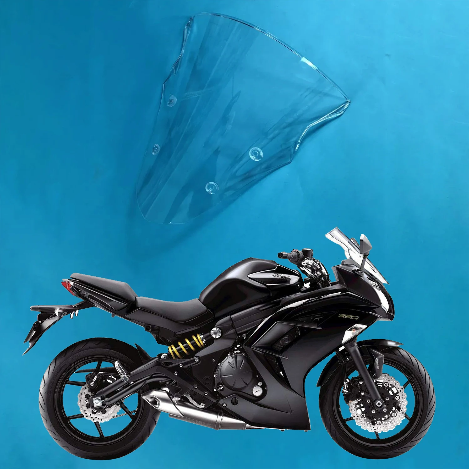 Защитный экран для мотоцикла с двойными пузырьками для Kawasaki NINJA650 ninja 650 2012 13 14 15 16 17 18 19 20
Защитный экран для мотоцикла с двойными пузырьками для Kawasaki NINJA650 ninja 650 2012 13 14 15 16 17 18 19 20