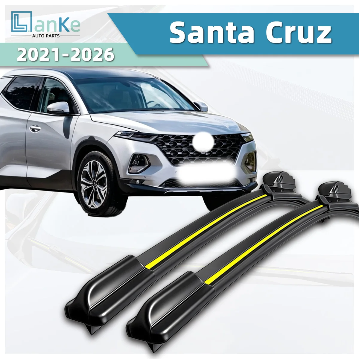 Щетки стеклоочистителя Lanke для Hyundai Santa Cruz (2021-2026) с натуральной резиновой лентой, бескаркасные, бесшумные, для лобового стекла, автозапчасти
Щетки стеклоочистителя Lanke для Hyundai Santa Cruz (2021-2026) с натуральной резиновой лентой, бескаркасные, бесшумные, для лобового стекла, автозапчасти