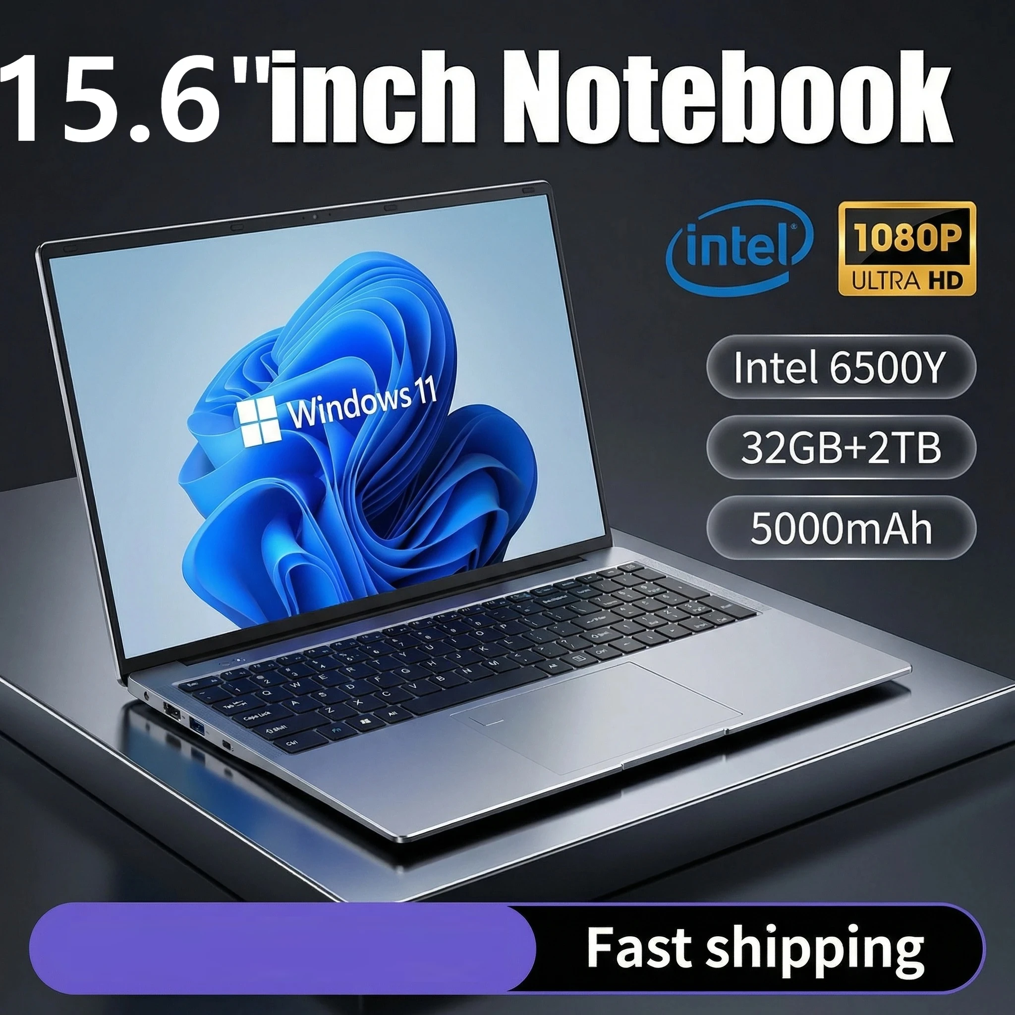 LENO 15.6" Portable Laptop RAM 2TB SSD Intel 6500Y Office Windows11 Notebook 5000mAh Gamer PC with Backlit Fingerprint
LENO 15.6" Portable Laptop RAM 2TB SSD Intel 6500Y Office Windows11 Notebook 5000mAh Gamer PC with Backlit Fingerprint