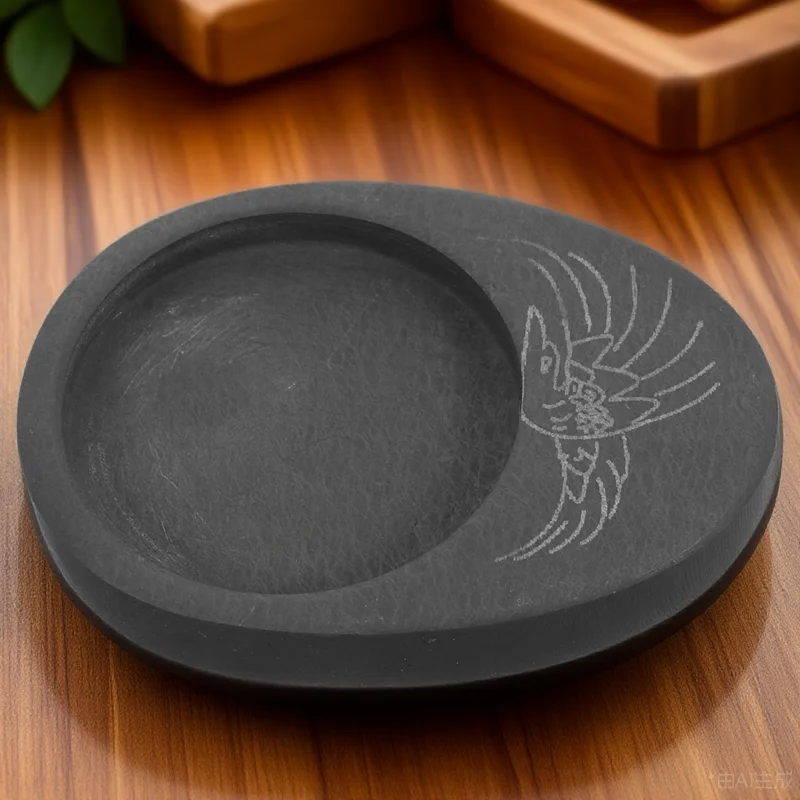 Round Calligraphy Inkstone Ink Slab Chinese Stone Ink Holder Durable Grinding Inkslab Decorative Desk Accessory For Drawing
Round Calligraphy Inkstone Ink Slab Chinese Stone Ink Holder Durable Grinding Inkslab Decorative Desk Accessory For Drawing