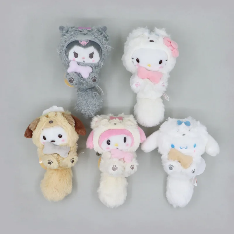 Cute Sanrio Kuromi My Melody Pochacco Fluffy Dog Costume Series Long Tail Plush Keychain Tote Bag & Canvas Bag Charm Girl Gift
Cute Sanrio Kuromi My Melody Pochacco Fluffy Dog Costume Series Long Tail Plush Keychain Tote Bag & Canvas Bag Charm Girl Gift