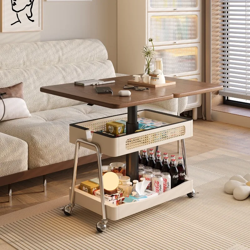 Cart living room dual-purpose 6 new solid wood movable lifting stacked edge coffee table bag
Cart living room dual-purpose 6 new solid wood movable lifting stacked edge coffee table bag