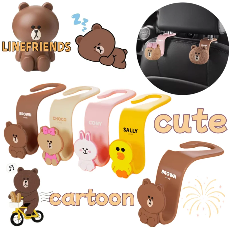 New Creative Brown Bear Car Hook, High-Value Car Seat Back Hook, Multi-Functional Cute Invisible Hook for Front and Rear Seats
New Creative Brown Bear Car Hook, High-Value Car Seat Back Hook, Multi-Functional Cute Invisible Hook for Front and Rear Seats