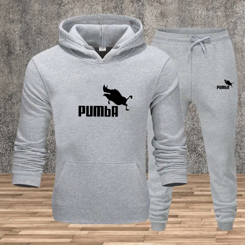 Men's fitness fashion jogging warm sports set for autumn and winter, a two-piece set of pullover hoodie and casual pants
Men's fitness fashion jogging warm sports set for autumn and winter, a two-piece set of pullover hoodie and casual pants