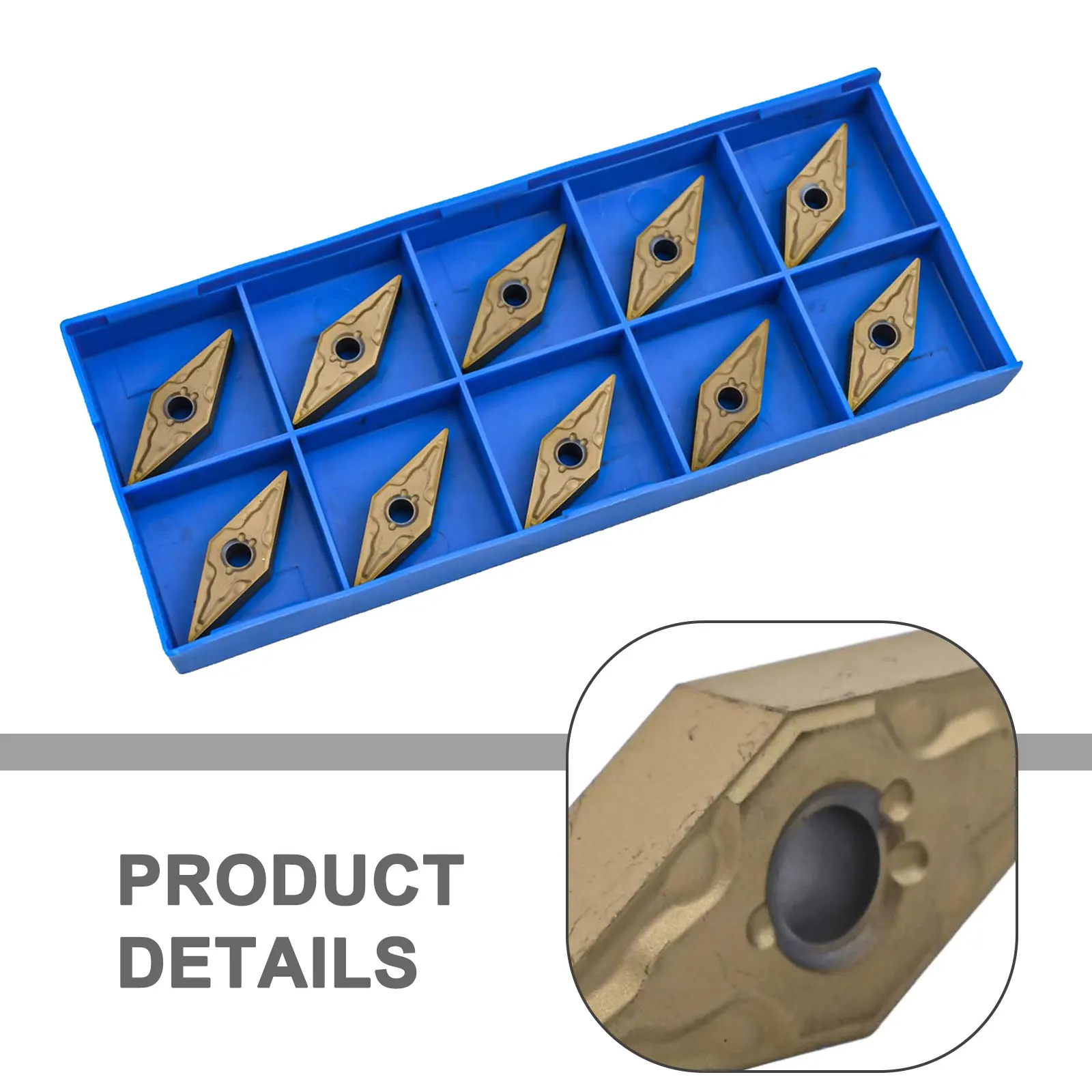 Easily Replaceable Set of 10 pcs Carbid turning inserts NVNG160404 MA NVNG331 Designed For Ease Of Use With A Wrench Tool
Easily Replaceable Set of 10 pcs Carbid turning inserts NVNG160404 MA NVNG331 Designed For Ease Of Use With A Wrench Tool
