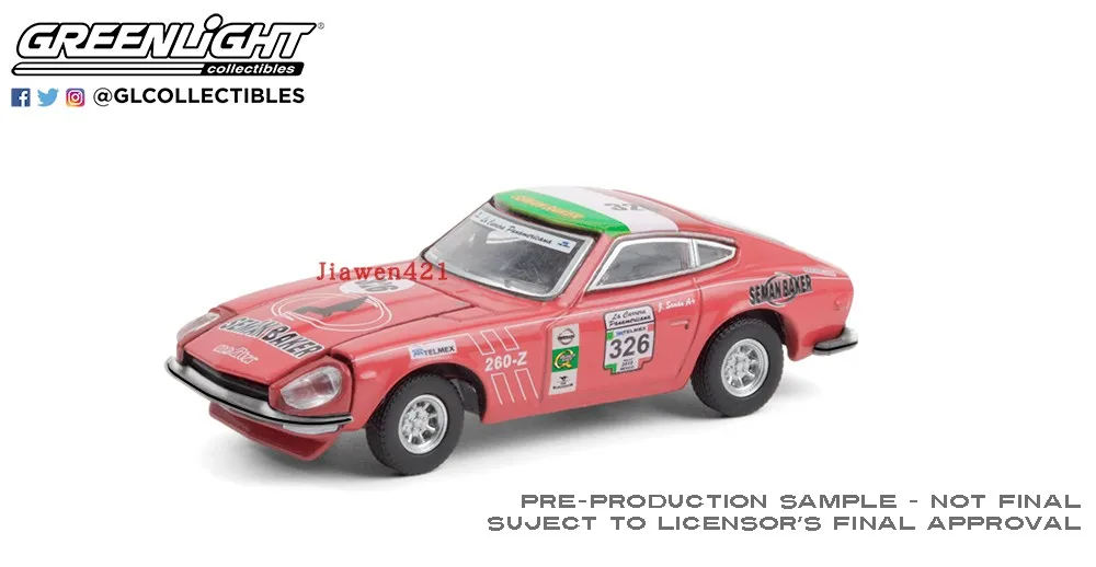 GreenLight 1:64 1974 Datsun, Alloy Car Model Limited Edition Original Packaging Wall Pendant Gift for Friends
GreenLight 1:64 1974 Datsun, Alloy Car Model Limited Edition Original Packaging Wall Pendant Gift for Friends
