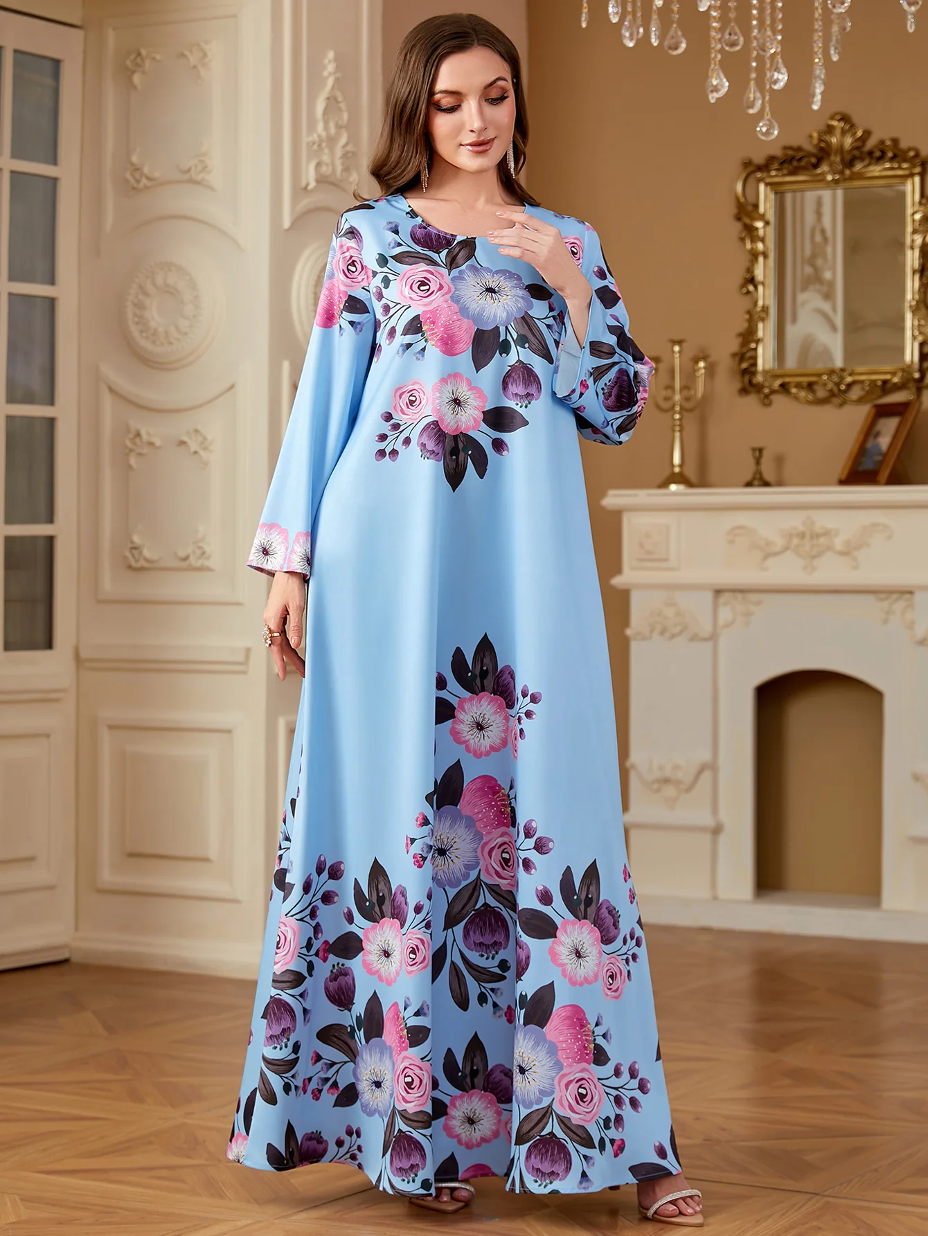 Eid Women Dress Muslim Print Abaya Jalabiya Vestidos Largos Party Caftan Ramadan Long Dresses Dubai Kaftan Arab Long Robe 2025
Eid Women Dress Muslim Print Abaya Jalabiya Vestidos Largos Party Caftan Ramadan Long Dresses Dubai Kaftan Arab Long Robe 2025