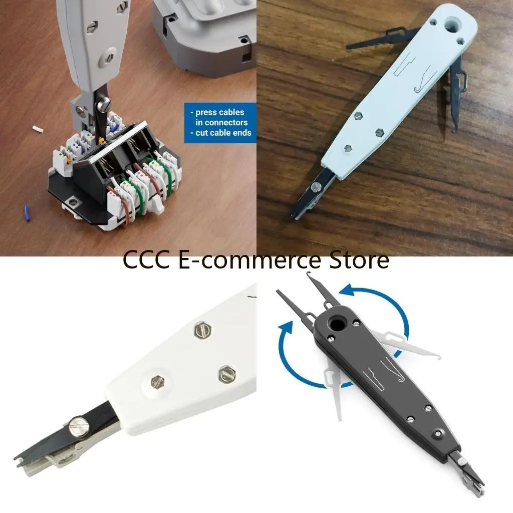 Down Tool Multifunctional Networking Wire Cat5 Cat6Telephone Impact Terminal R58A 
Down Tool Multifunctional Networking Wire Cat5 Cat6Telephone Impact Terminal R58A