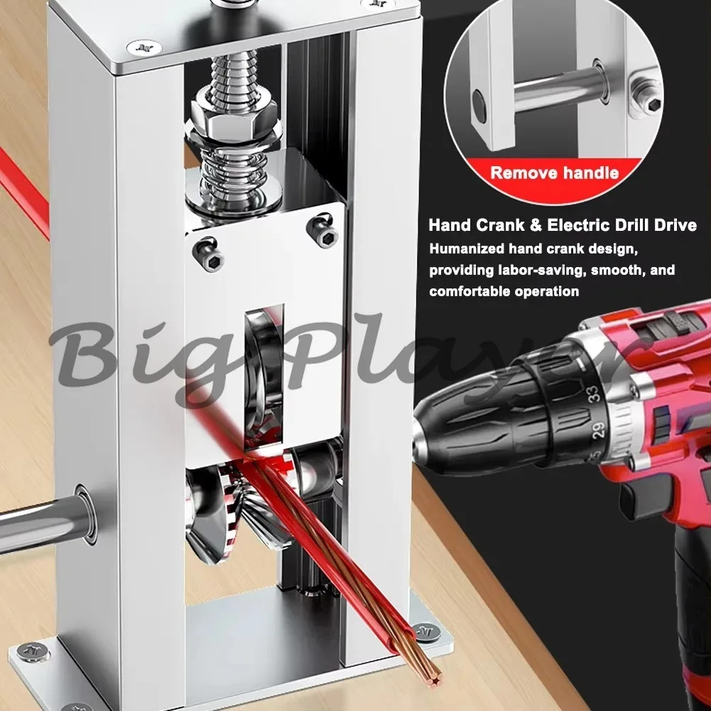 Small Manual Wire Stripper - Essential Tool for Stripping Scrap Copper 1-25mm Wires/Cables, Portable Wire Peeling Tool
Small Manual Wire Stripper - Essential Tool for Stripping Scrap Copper 1-25mm Wires/Cables, Portable Wire Peeling Tool