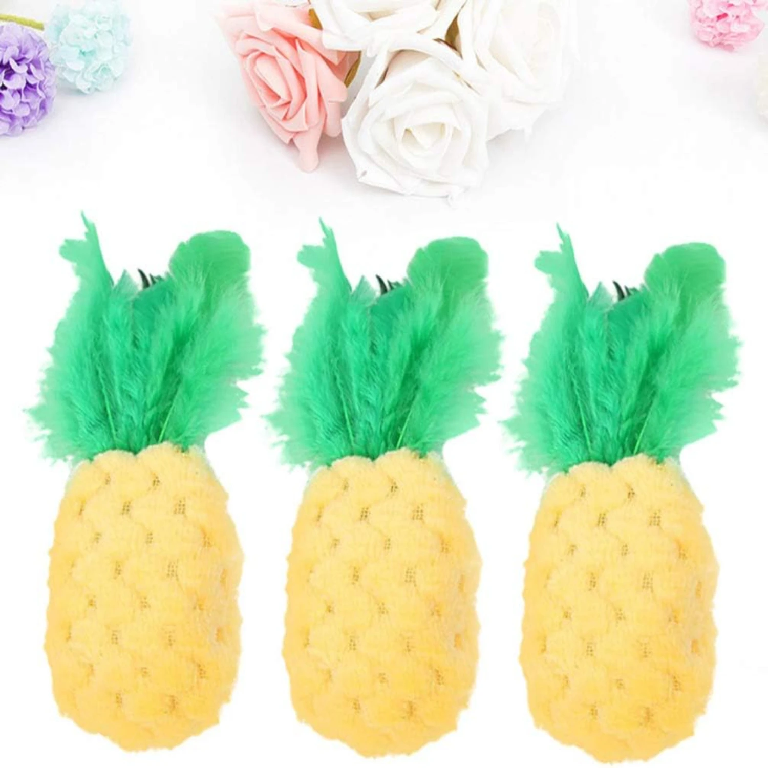 Engaging Interactive Fun Clean Teeth 3-Piece Plush Pineapple Cat Dental Care Toy Set Promotes Healthy Happy Smiles Effective Hyg
Engaging Interactive Fun Clean Teeth 3-Piece Plush Pineapple Cat Dental Care Toy Set Promotes Healthy Happy Smiles Effective Hyg