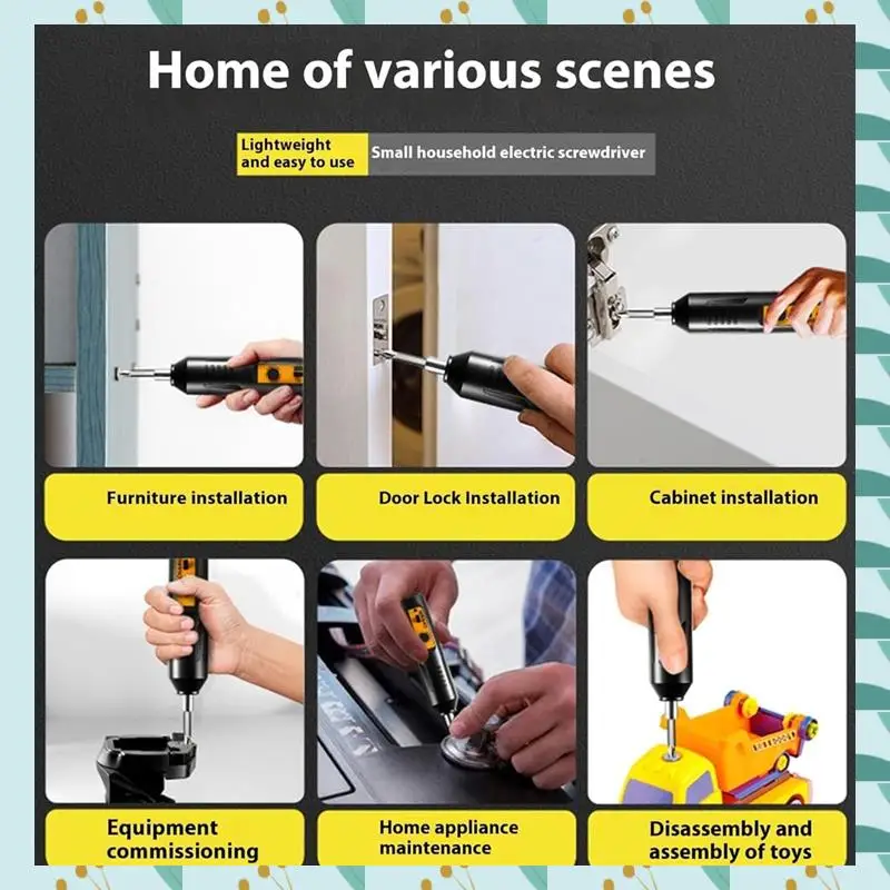 A71P Electric Screwdriver,Automatic Home Repair Tool Kit With Led Light,USB Rechargeable Cordless Magnetic Screwdriver
A71P Electric Screwdriver,Automatic Home Repair Tool Kit With Led Light,USB Rechargeable Cordless Magnetic Screwdriver