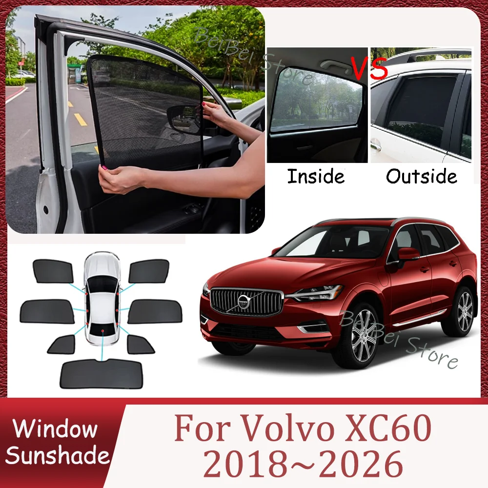 For Volvo XC60 2018~2026 2025 2024 2023 2022 2021 Car Magnetic Mesh Privacy Sunshade Side Window Sun Shade Interior Accessories
For Volvo XC60 2018~2026 2025 2024 2023 2022 2021 Car Magnetic Mesh Privacy Sunshade Side Window Sun Shade Interior Accessories