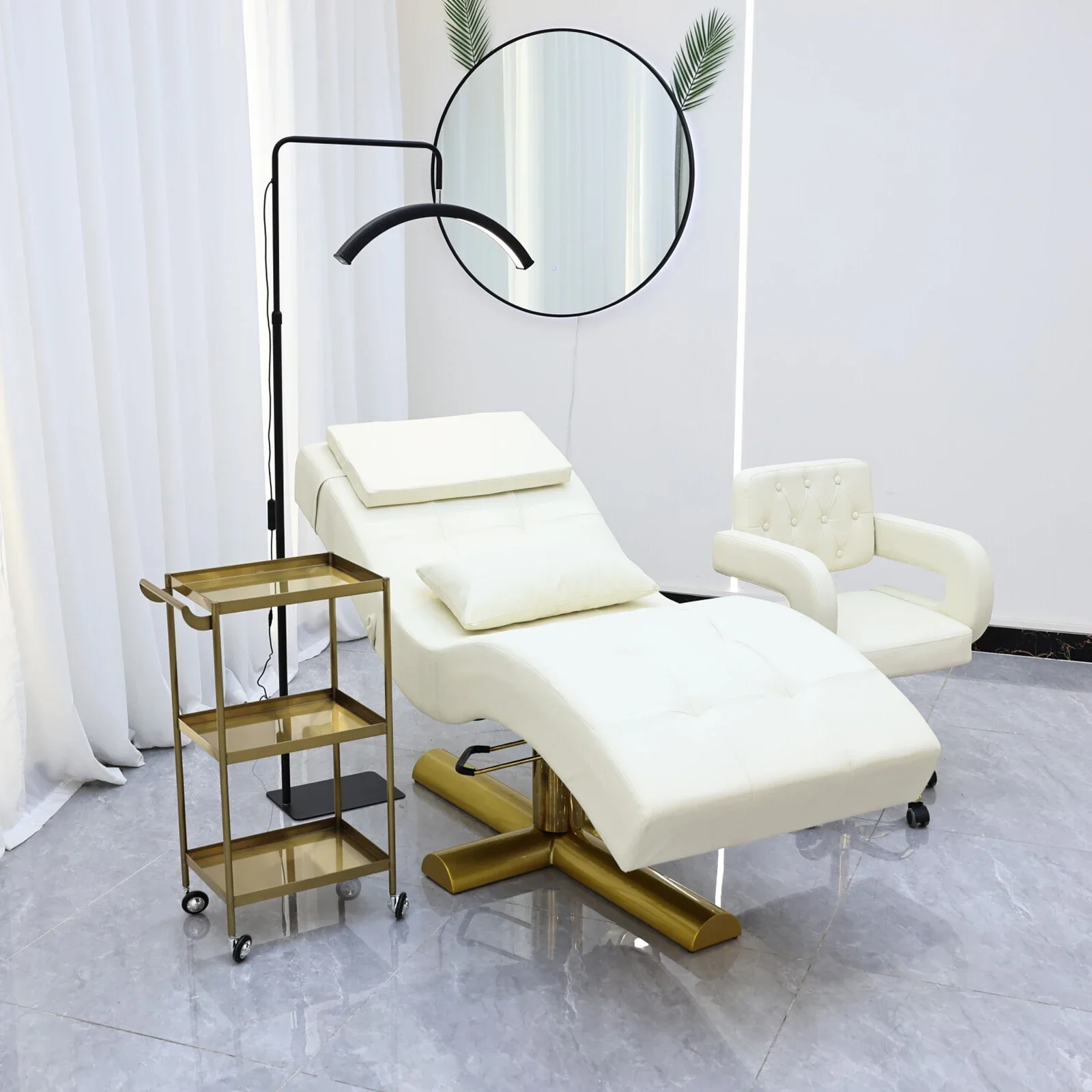 Beauty Care Bed, Facial Hydrotherapy Beds, Massage Table, Beauty Salon Store Commercial Furniture, Home Leisure Lounge Chair
Beauty Care Bed, Facial Hydrotherapy Beds, Massage Table, Beauty Salon Store Commercial Furniture, Home Leisure Lounge Chair