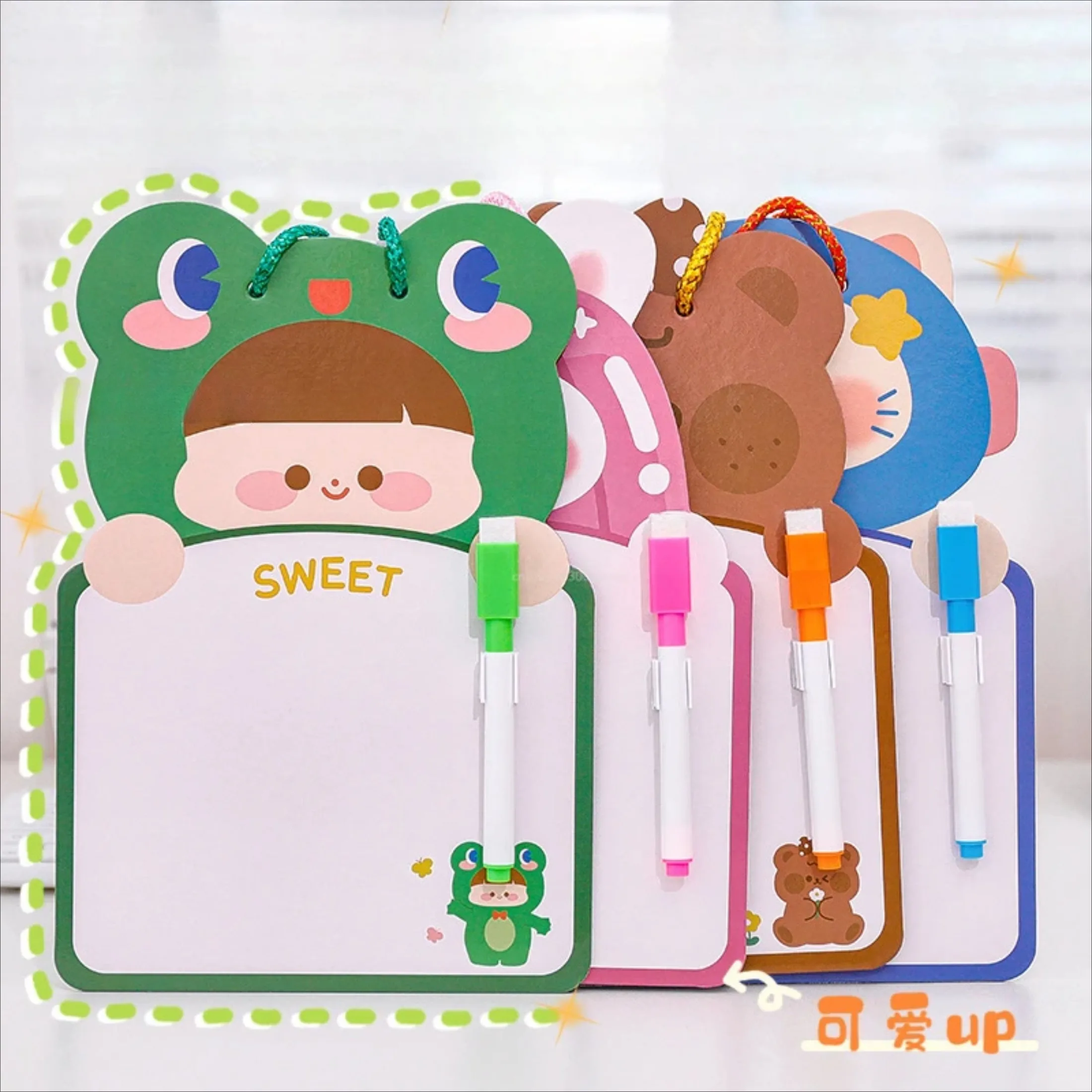 With Pen Cartoon Kids Whiteboard Cardboard Two-sided Cartoon Dry Wipe Cardboard Animal Erasable Double-sided Drawing Board
With Pen Cartoon Kids Whiteboard Cardboard Two-sided Cartoon Dry Wipe Cardboard Animal Erasable Double-sided Drawing Board