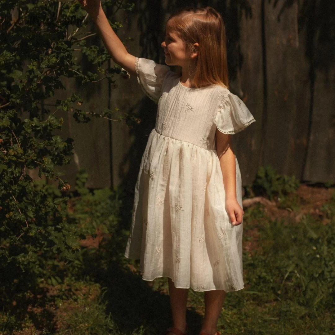 Girls' Simple Casual Tulle Dress Custom-Made Casual Flower Girl Attire Wedding Party Attire свадебное платье
Girls' Simple Casual Tulle Dress Custom-Made Casual Flower Girl Attire Wedding Party Attire свадебное платье
