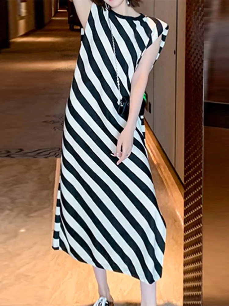 ZANZEA Fashion Long Dress Women Striped Print Dress 2024 Summer Vintage Pad Shoulder Midi Robe Casual Loose Round Neck Sundress
ZANZEA Fashion Long Dress Women Striped Print Dress 2024 Summer Vintage Pad Shoulder Midi Robe Casual Loose Round Neck Sundress