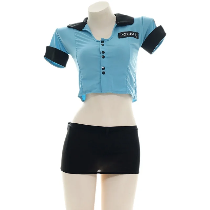 Anime Hollow Out Sexy Uniform Cosplay Short Sleeve Cropped Top Skirt Business Underwear Suit Halloween Costume Suit Costumes
Anime Hollow Out Sexy Uniform Cosplay Short Sleeve Cropped Top Skirt Business Underwear Suit Halloween Costume Suit Costumes