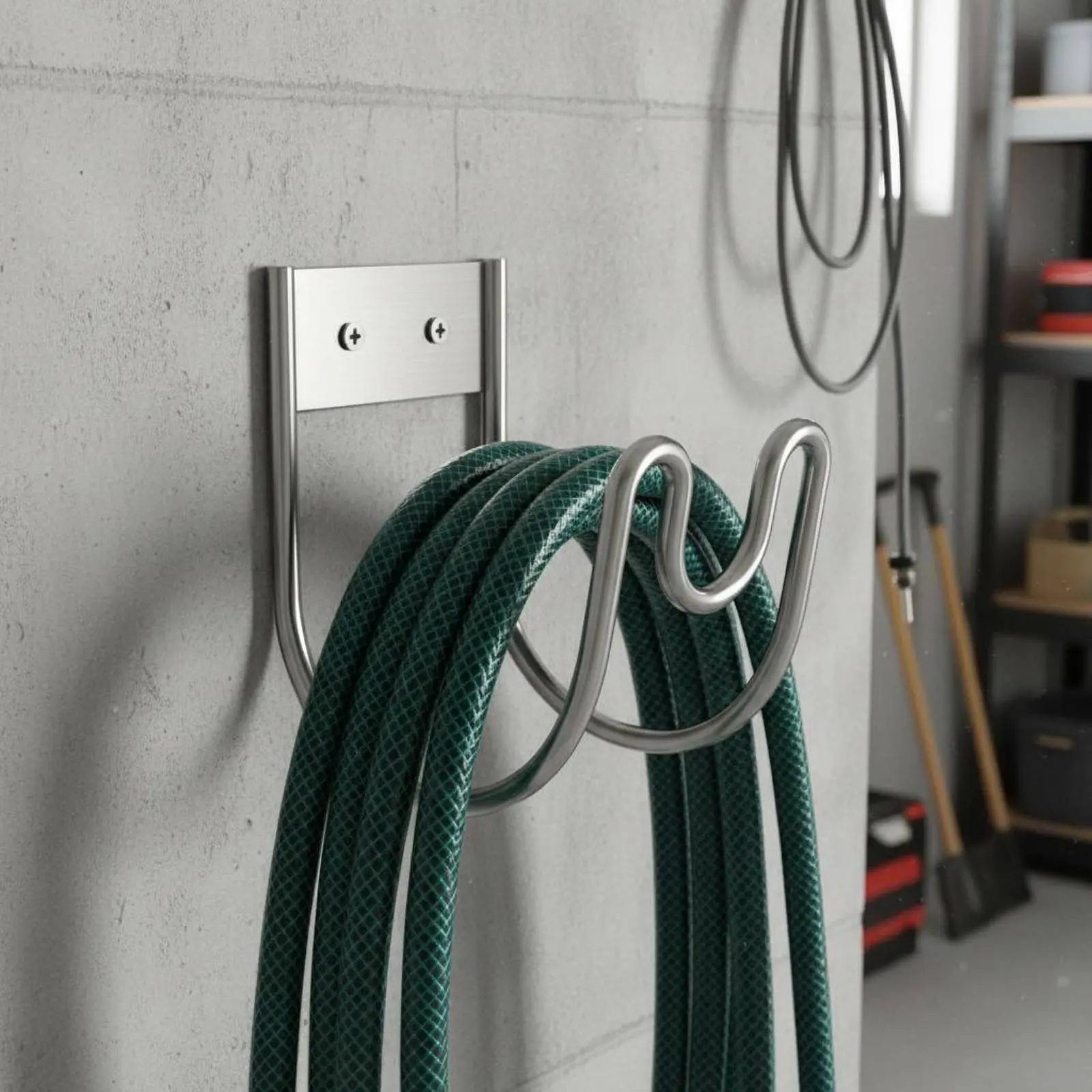 U-Shaped Hose Rack Stainless Steel Wall Mounted Hose Hanger Home Storage Long-Lasting Easy to Install for Garage
U-Shaped Hose Rack Stainless Steel Wall Mounted Hose Hanger Home Storage Long-Lasting Easy to Install for Garage