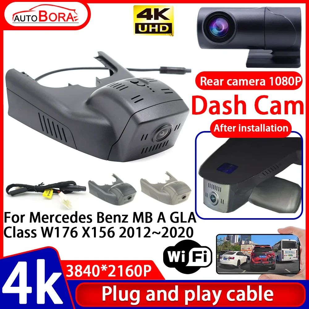 Video Recorder Night Vision 4K UHD Plug and Play Car DVR Dash Cam Camera for Mercedes Benz MB A GLA Class W176 X156 2012~2020
Video Recorder Night Vision 4K UHD Plug and Play Car DVR Dash Cam Camera for Mercedes Benz MB A GLA Class W176 X156 2012~2020