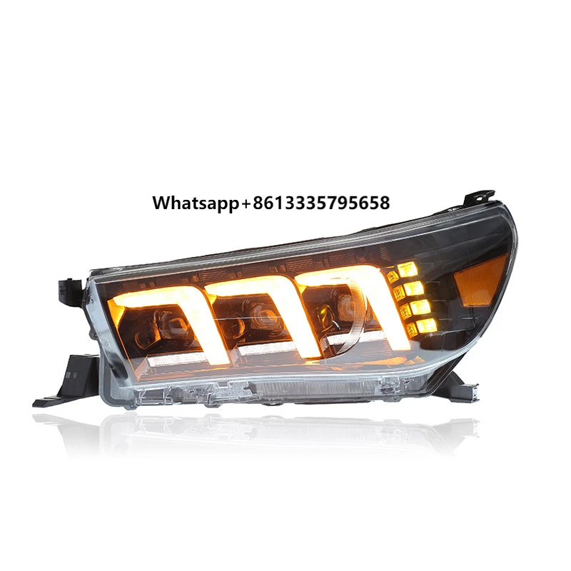 LED Headlights Assembly Modified LED Running Lights Running Turn Signal Brake Lights Fog Lights for Hilux Revo 2016-2020
LED Headlights Assembly Modified LED Running Lights Running Turn Signal Brake Lights Fog Lights for Hilux Revo 2016-2020
