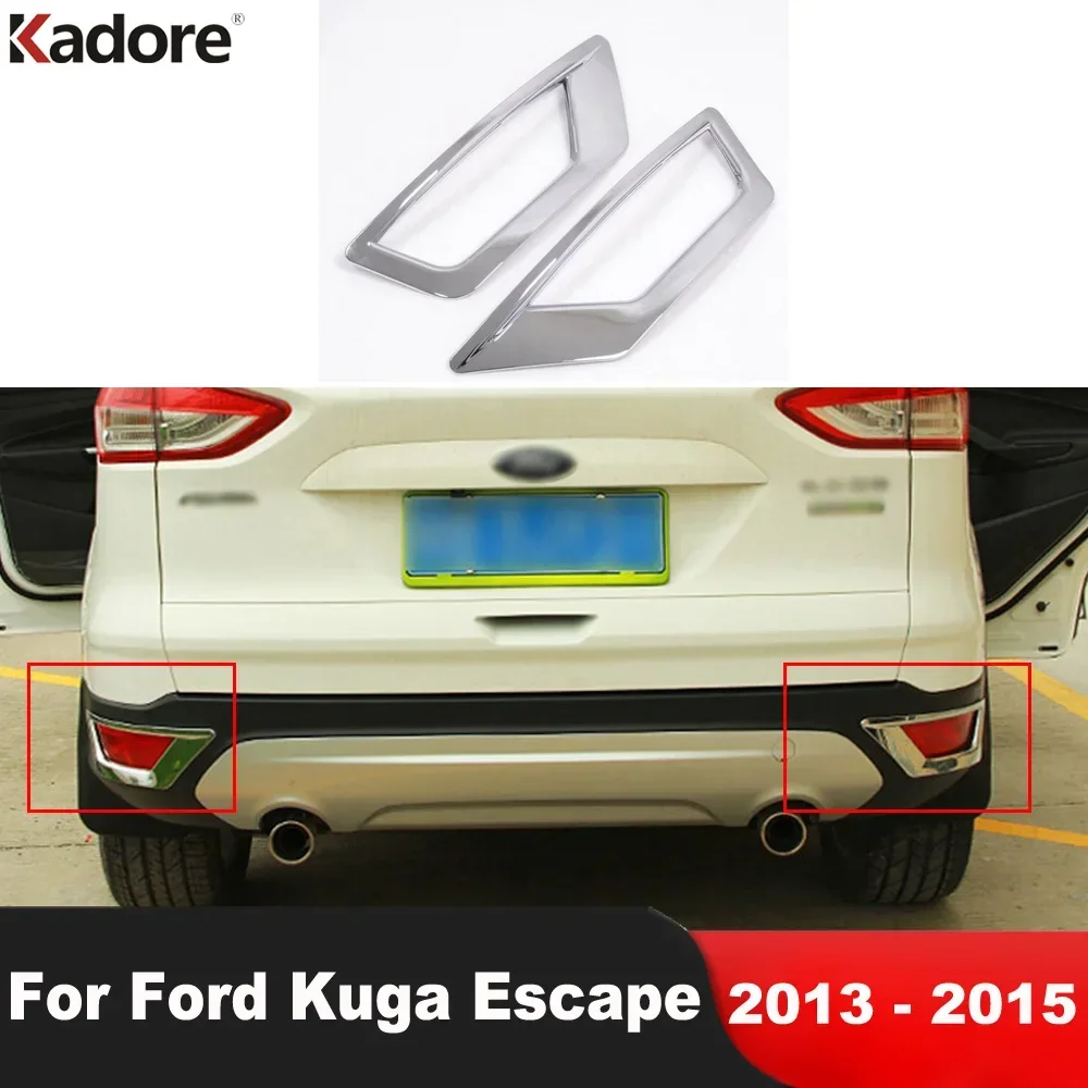 For Ford Kuga Escape 2013 2014 2015 Chrome Car Rear Bumper Fog Light Lamp Cover Trim Tail Foglight Bezel Trims Accessories
For Ford Kuga Escape 2013 2014 2015 Chrome Car Rear Bumper Fog Light Lamp Cover Trim Tail Foglight Bezel Trims Accessories