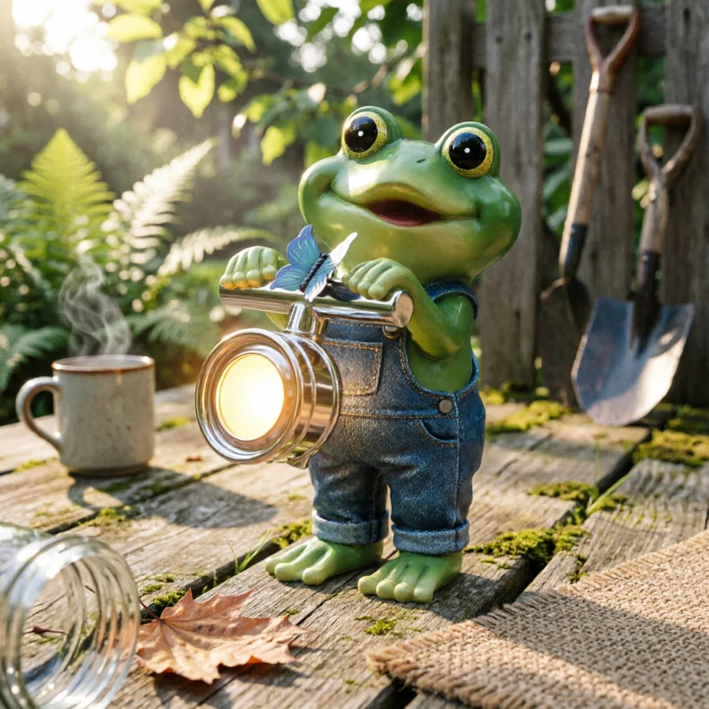 Frog on Bike Figurine Resin Craft Solar Frog Statue Yard Ornament Waterproof Outdoor Decor Eco Friendly Material for Balcony
Frog on Bike Figurine Resin Craft Solar Frog Statue Yard Ornament Waterproof Outdoor Decor Eco Friendly Material for Balcony