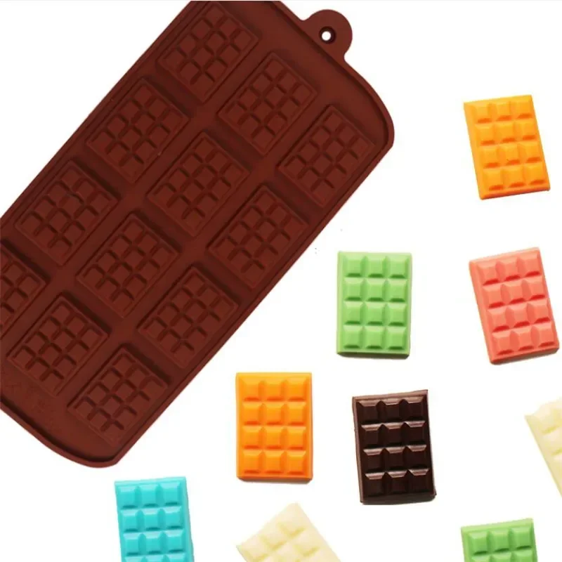 12 Holes Chocolate Mold Silicone Mold Fondant Waffles Molds DIY Candy Bar Mould Cake Decoration Tools Kitchen Baking Accessories
12 Holes Chocolate Mold Silicone Mold Fondant Waffles Molds DIY Candy Bar Mould Cake Decoration Tools Kitchen Baking Accessories