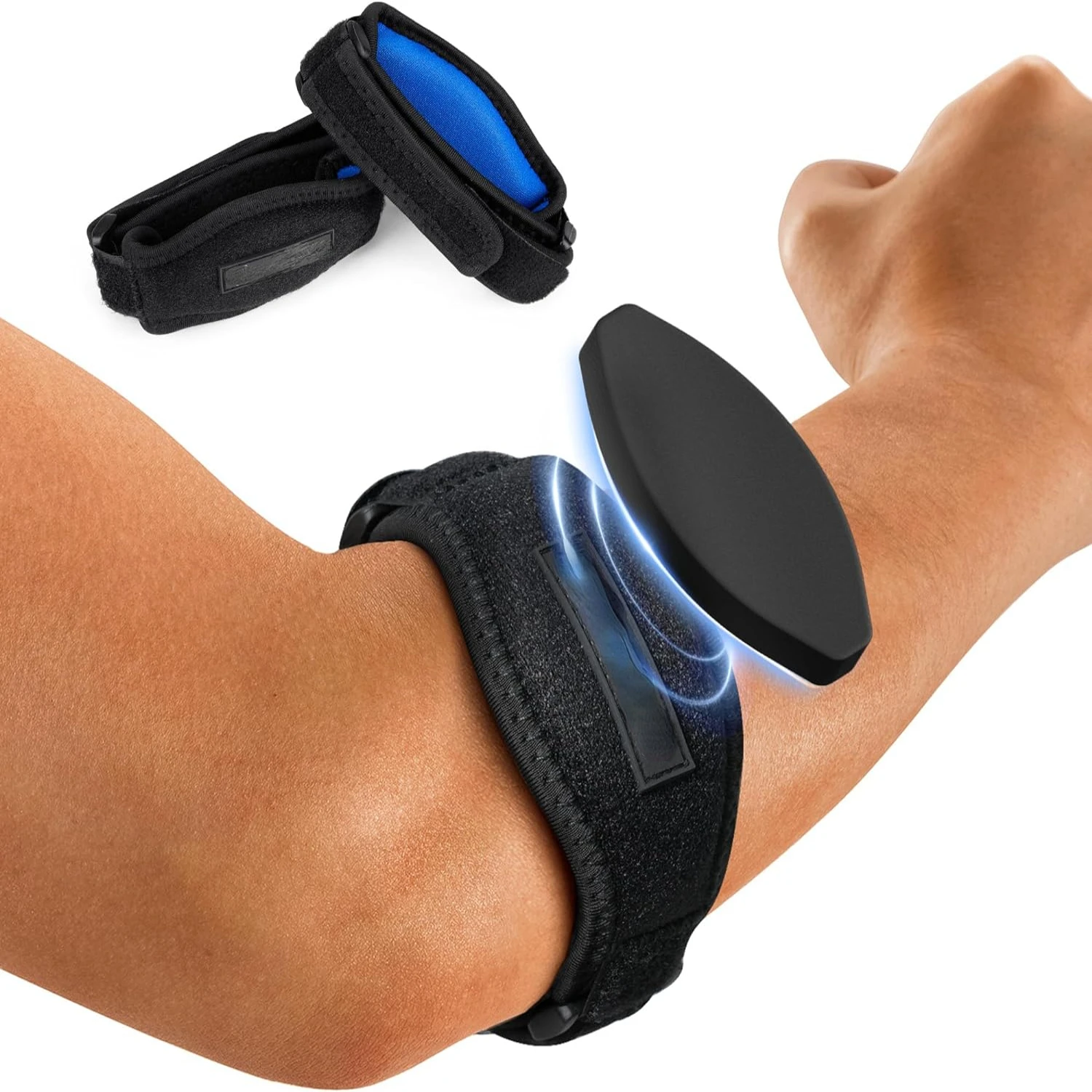 Enhanced Ultimate Comfort and Support Black Adjustable Pack of 2 Elbow Brace - Advanced Pain Relief Technology for Unbeatable Su
Enhanced Ultimate Comfort and Support Black Adjustable Pack of 2 Elbow Brace - Advanced Pain Relief Technology for Unbeatable Su