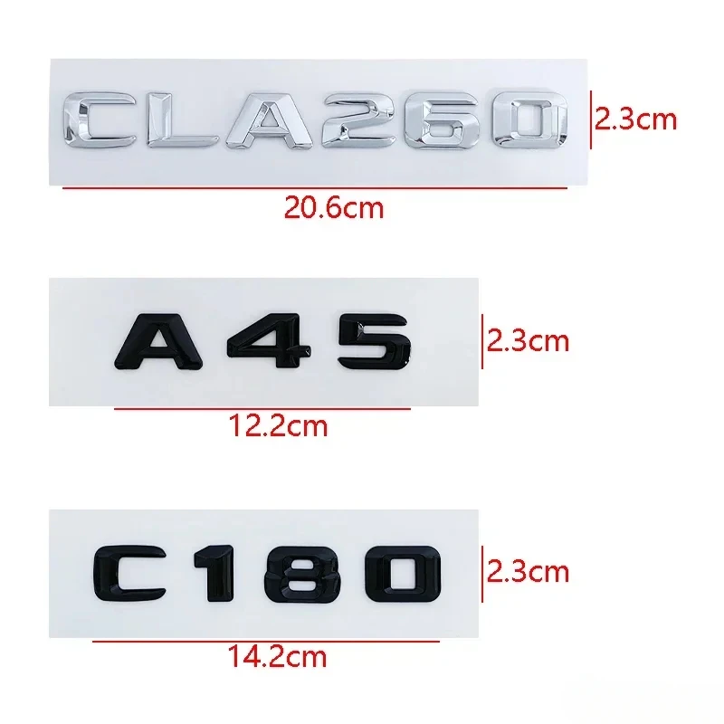 ABS Car Rear Trunk Emblem Sticker Letter Decal for Mercedes benz C63 A45 E320L E350L S400L A220L ML350 GLS450 CLA260 Accessories
ABS Car Rear Trunk Emblem Sticker Letter Decal for Mercedes benz C63 A45 E320L E350L S400L A220L ML350 GLS450 CLA260 Accessories