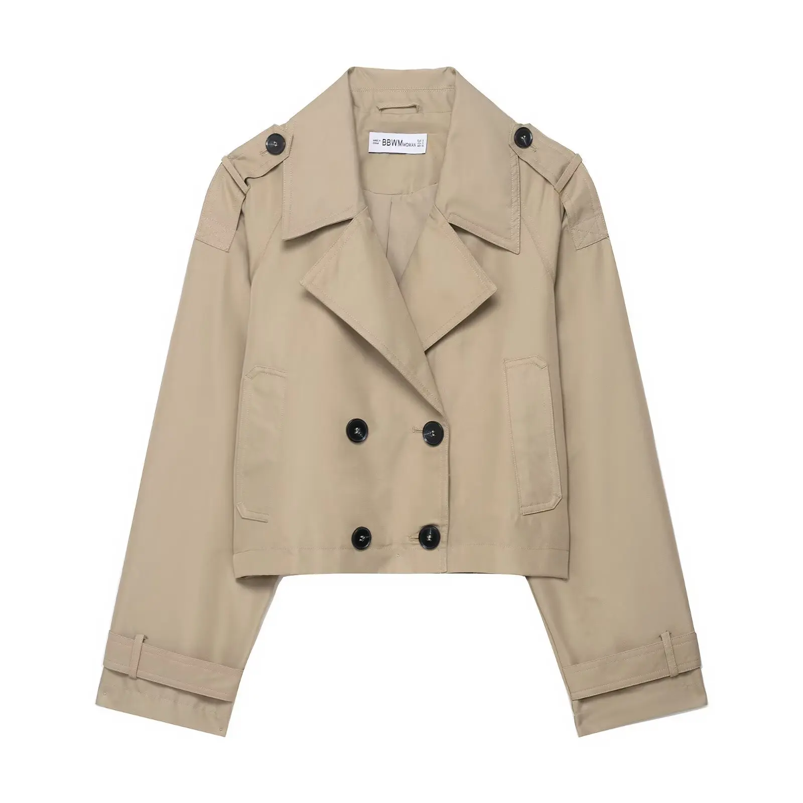Women's Coat Double Breasted Notched Lapel Lightweight Windproof Jacket Casual Short Trench For Spring Fall Outfits Fashion D45V
Women's Coat Double Breasted Notched Lapel Lightweight Windproof Jacket Casual Short Trench For Spring Fall Outfits Fashion D45V