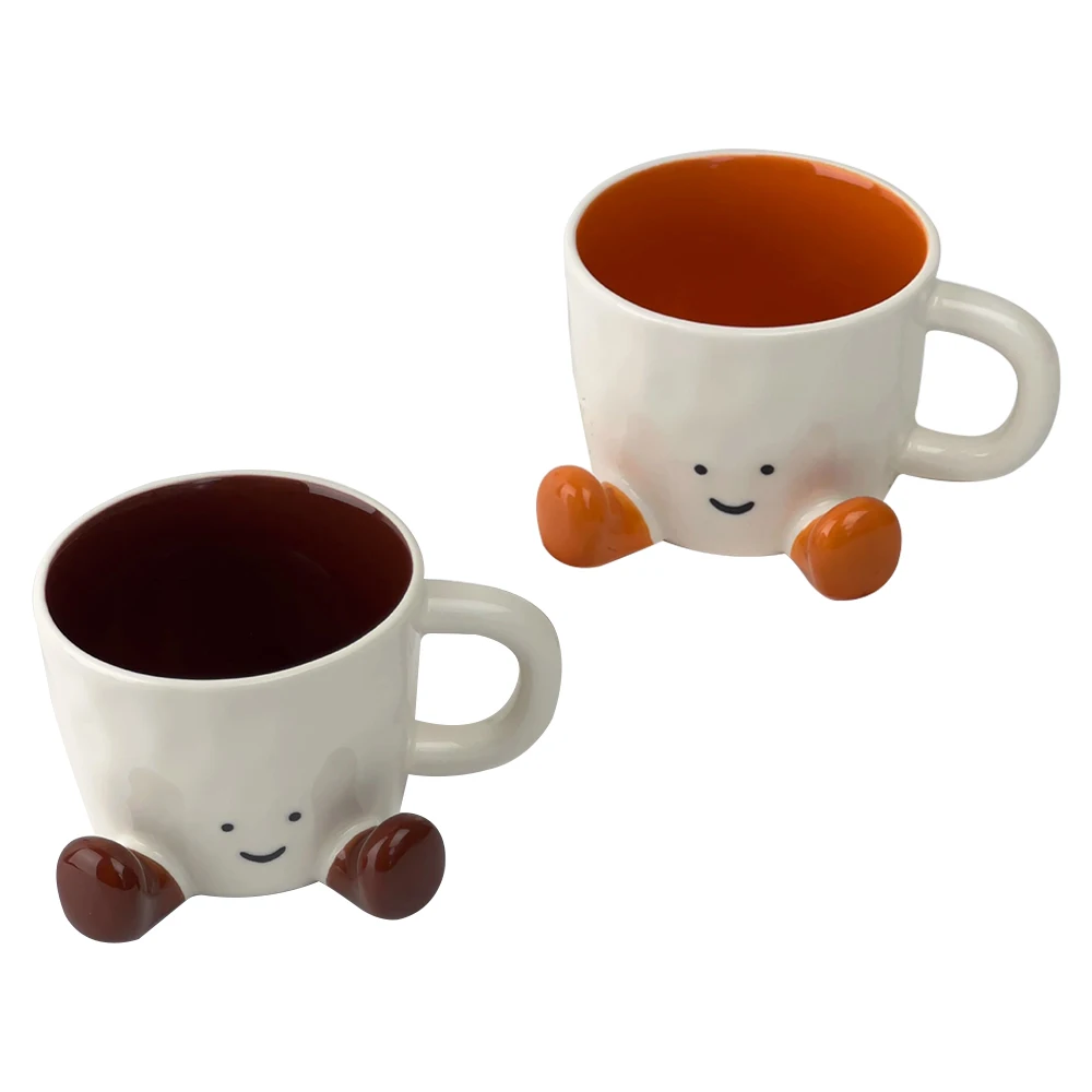 350ML Cute Short Leg Ceramic Coffee Cup Household Creative Coffee Mug Drinkingware Home Office Hot Drink Handle Water Cup
350ML Cute Short Leg Ceramic Coffee Cup Household Creative Coffee Mug Drinkingware Home Office Hot Drink Handle Water Cup