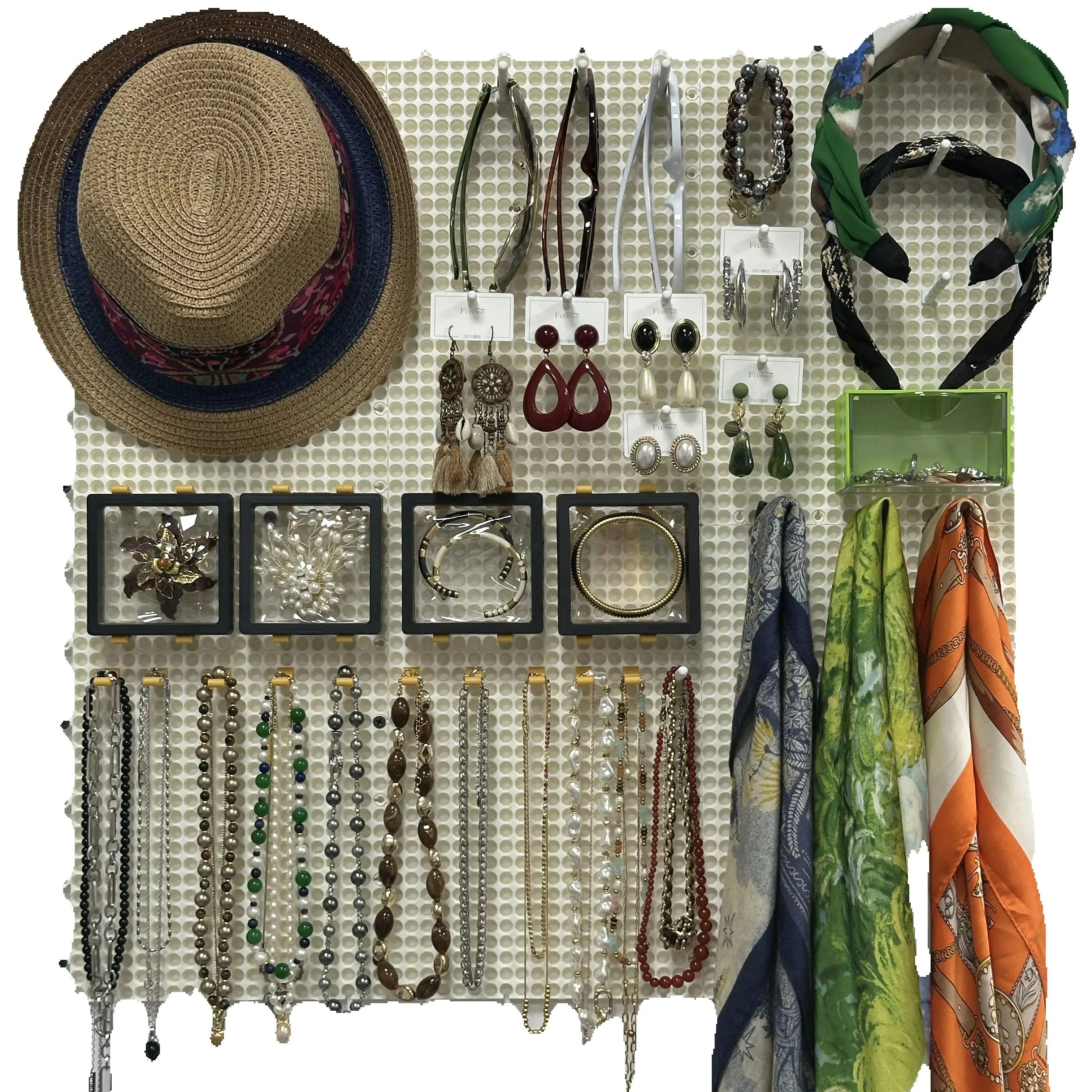 New multifunctional jewelry storage hanging plate, earring storage, necklace and ring sorting rack
New multifunctional jewelry storage hanging plate, earring storage, necklace and ring sorting rack