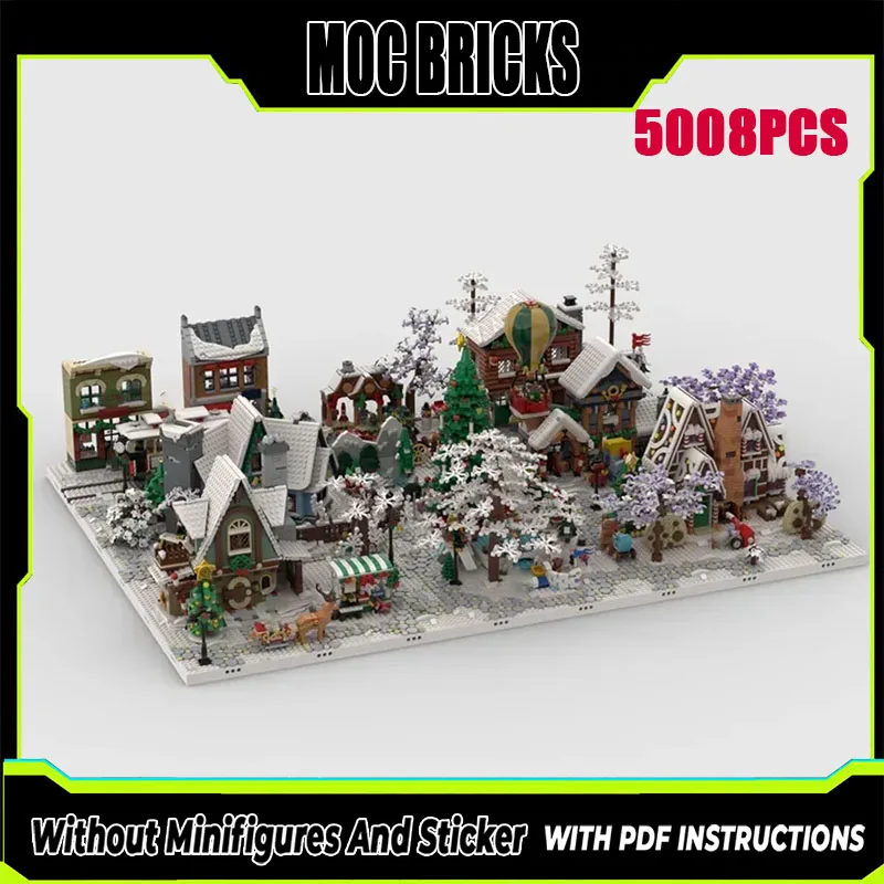 Moc Building Bricks StreetWinter Christmas Town - Полный наборТехнологические модульные блоки Праздничные подарки Игрушки для детей Наборы «сделай сам»
Moc Building Bricks StreetWinter Christmas Town - Полный наборТехнологические модульные блоки Праздничные подарки Игрушки для детей Наборы «сделай сам»