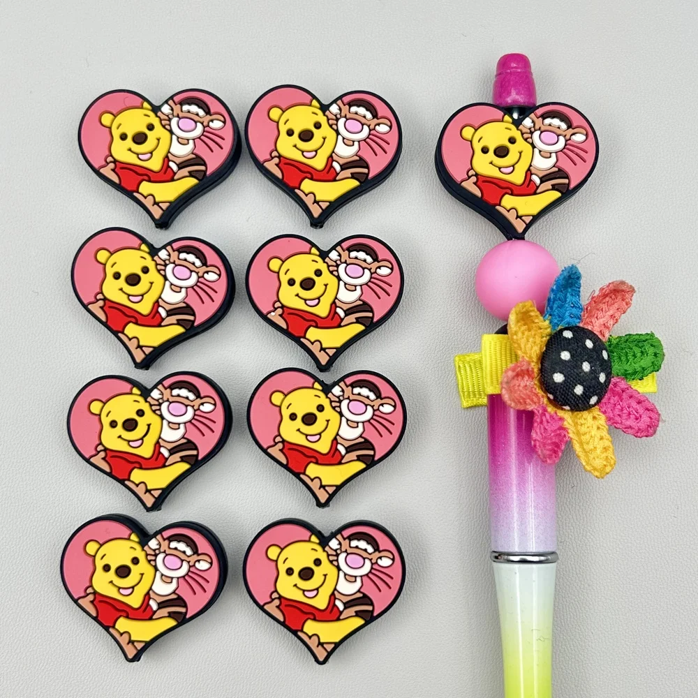 10PC DIY Popular Cartoons Silicone Beads Nipple Chain Bead Pen Jewelry Accessories Focal Bead Food Grade Silicon For Baby Toys
10PC DIY Popular Cartoons Silicone Beads Nipple Chain Bead Pen Jewelry Accessories Focal Bead Food Grade Silicon For Baby Toys