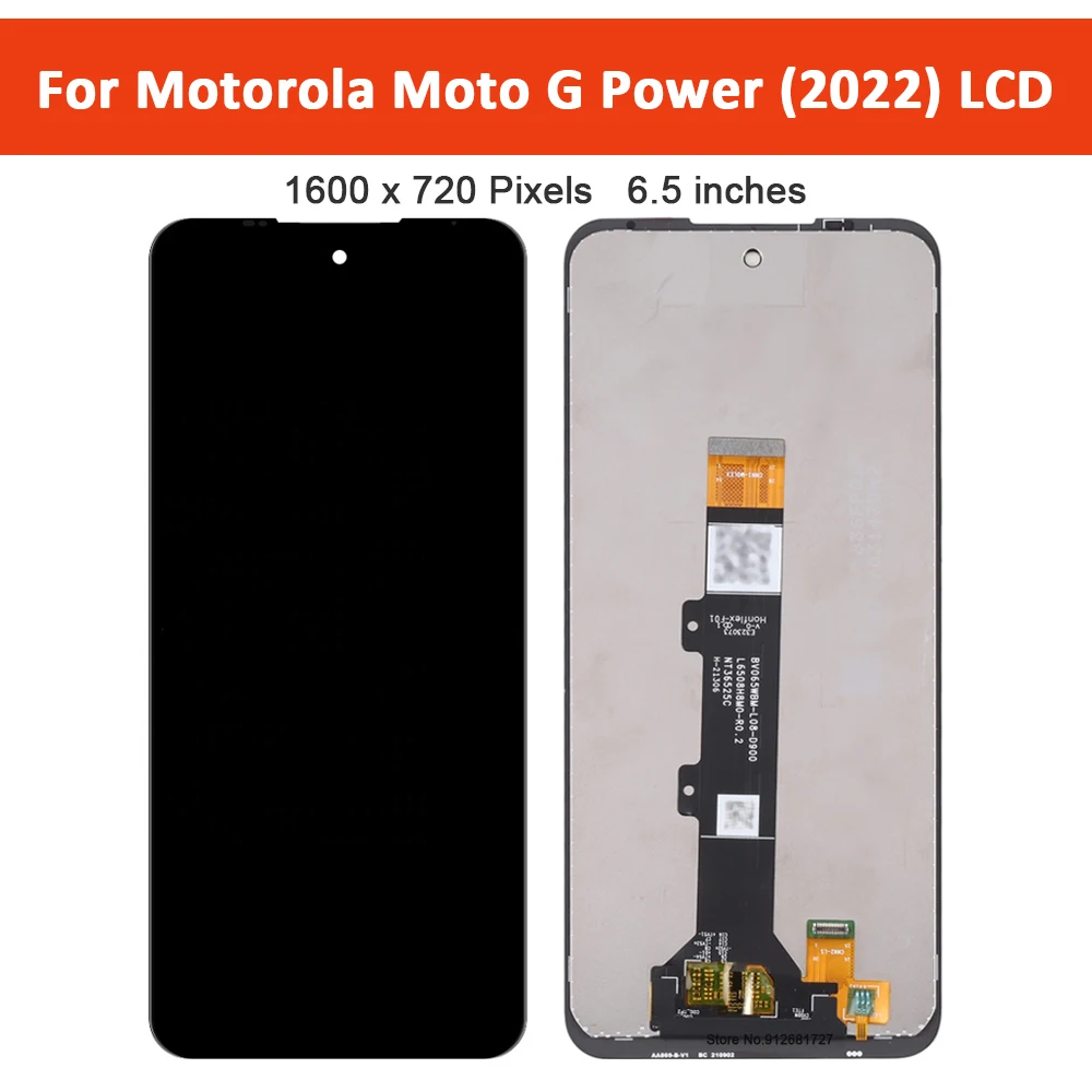 6.5'' Original LCD For Motorola Moto G Power 2022 LCD Display Touch Screen Digitizer Replacement For Moto G Power 2022 Display
6.5'' Original LCD For Motorola Moto G Power 2022 LCD Display Touch Screen Digitizer Replacement For Moto G Power 2022 Display