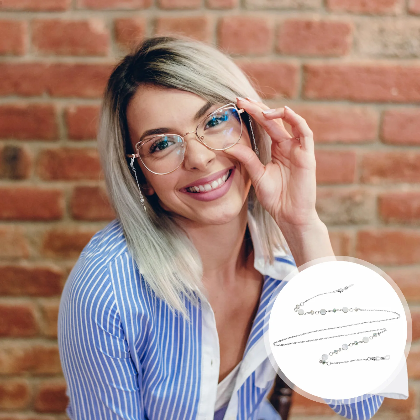 Stylish Stainless Steel Glasses Chain Eyeglasses Lanyard Necklace Holder for Women Sunglasses Mask Chain Durable Versatile
Stylish Stainless Steel Glasses Chain Eyeglasses Lanyard Necklace Holder for Women Sunglasses Mask Chain Durable Versatile